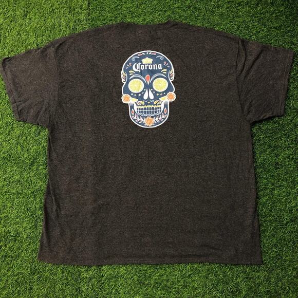 Grey Capital Reyes Corona Mexican Skull Graphic Tee - Picture 2 of 4
